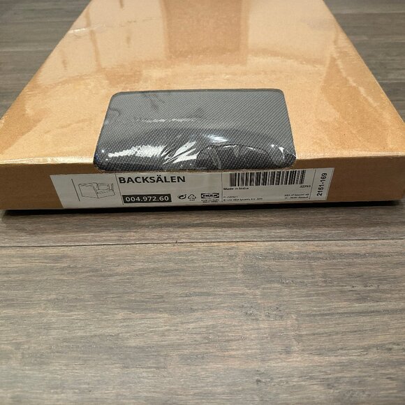 New in box ! IKEA BACKSALEN Cover 1.5-seat Armchair Hallarp Gray 004.972.60 - Picture 2 of 3
